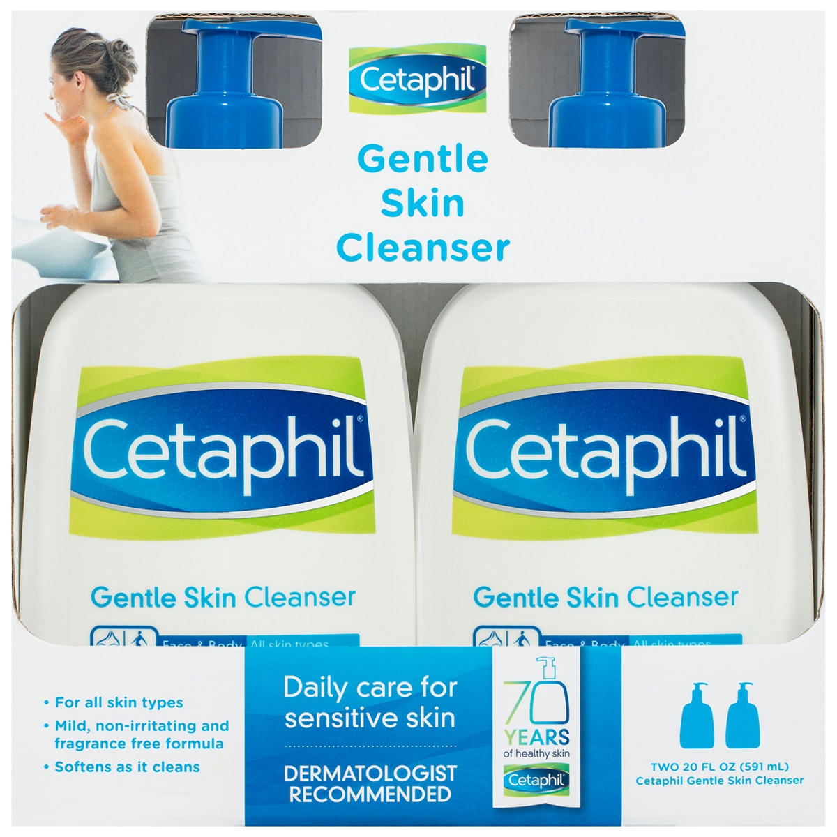 Cetaphil Gentle Skin Cleanser 2 x 591ml Costco Australia