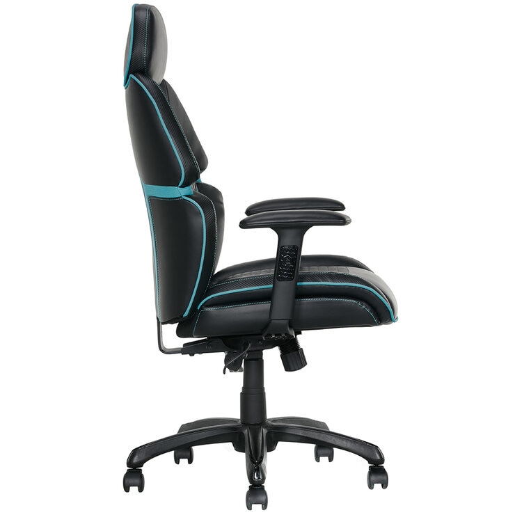 DPS Gaming Chair With Adjustable Headrest Black DPS Gaming Chair With Adjustable Headrest Black