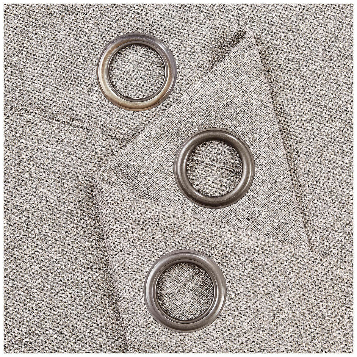 Piper Blackout Curtain Window Panel 2 Pack Beige