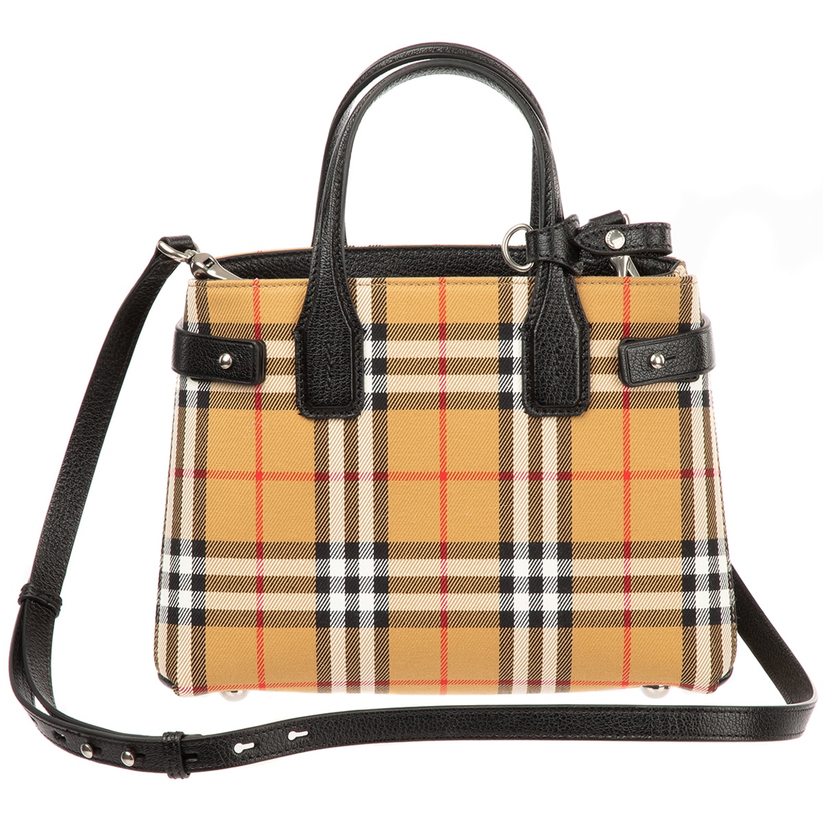Burberry Baby Belted Check Satchel Bag Black Costco Aus...