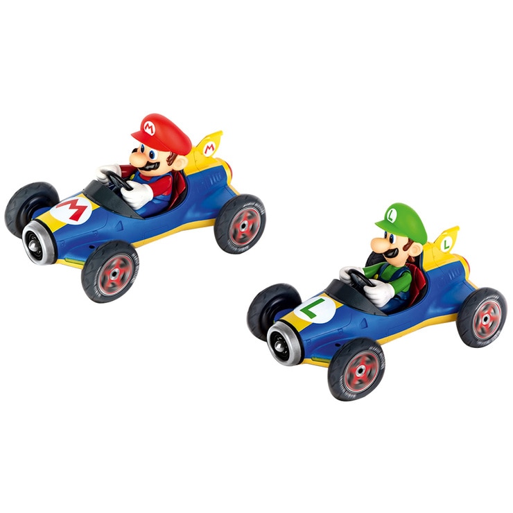Mario Kart Mach 8 Mario and Luigi RC Cars 2-pack
