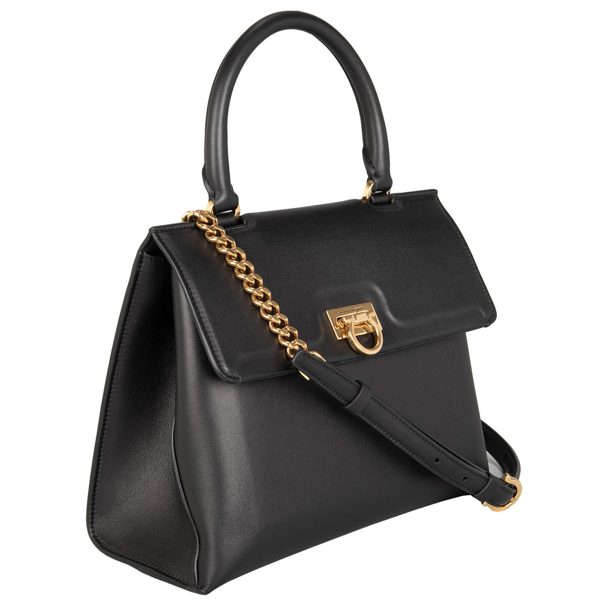 Ferragamo Trifolio Top Handle Bag