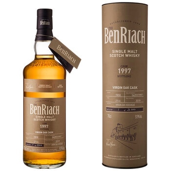 BenRiach 21 Year Old 1997 Old Virgin Oak Cask #7858 Single Malt Scotch Whisky 700 ml