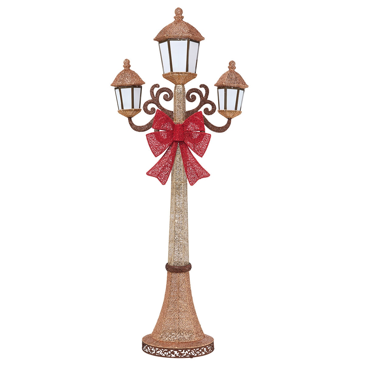 Triple LED Lamp Post 2.1m