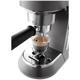 Delonghi EC785GY Dedica Metallics Coffee Machine, Pewter Grey