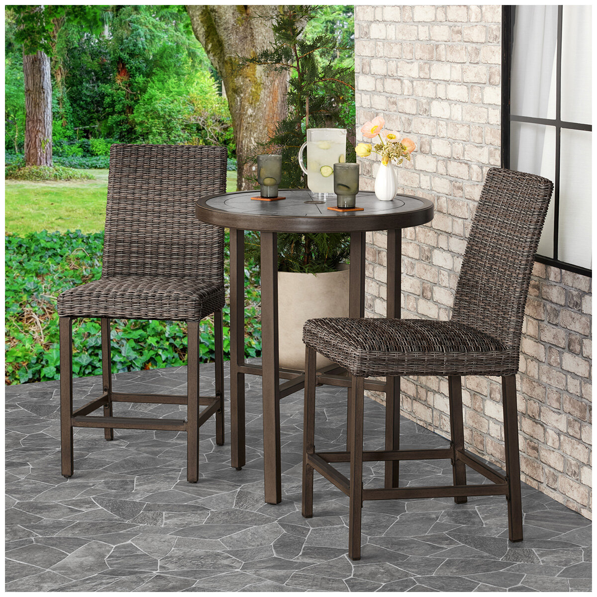 Agio McKinnon 3 Piece High Dining Set