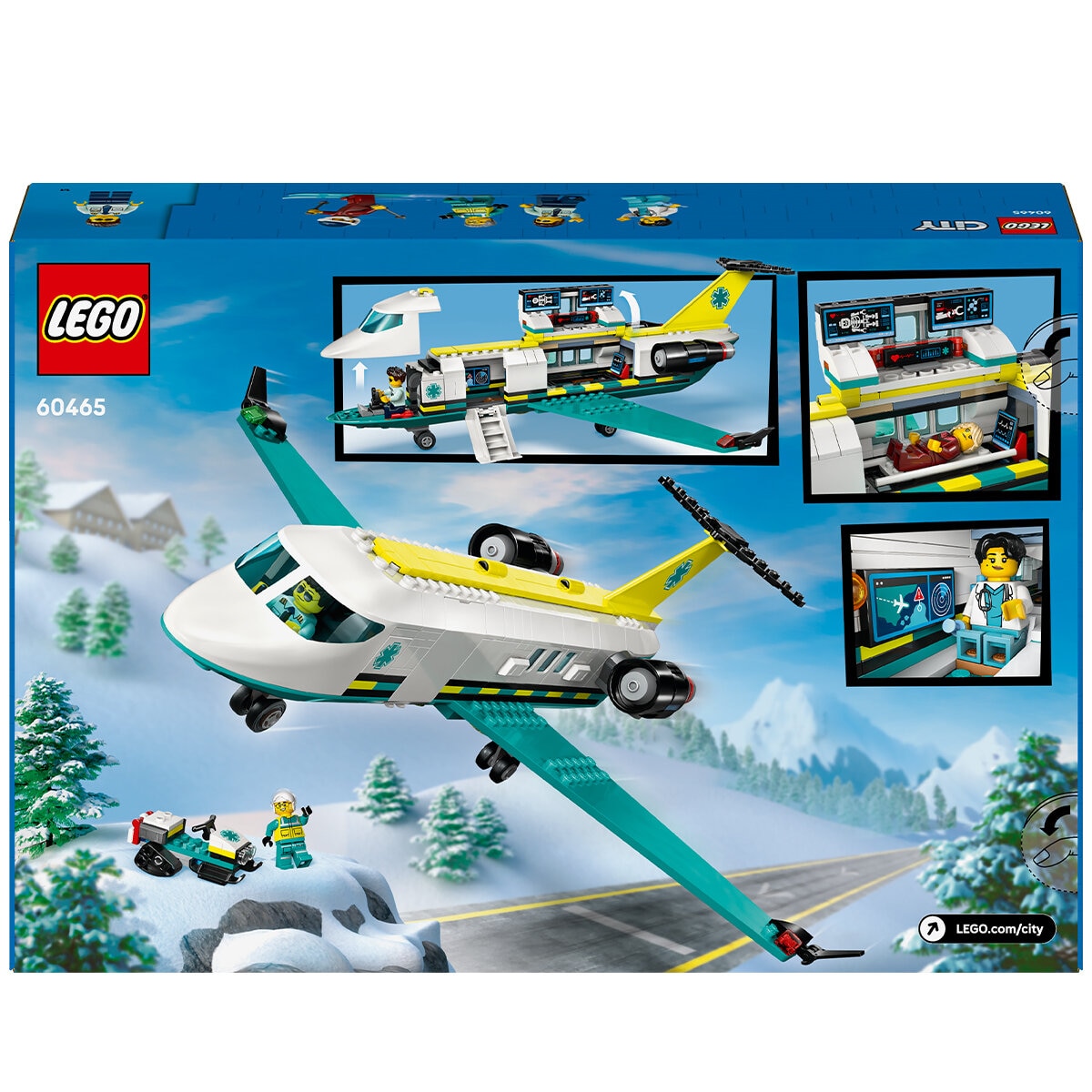 LEGO Emergency Air Ambulance Airplane 60465