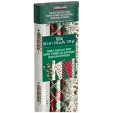 Kirkland Signature Traditional Double-Sided Gift Wrap 6 Pack