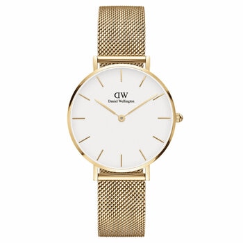 Daniel Wellington Petite Evergold White Dial Women's Watch DW00100348