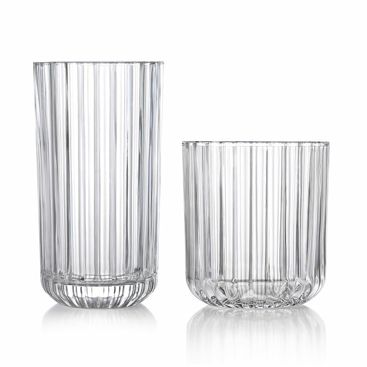 King Crystal Lotus Drinkware Set 16 Pieces