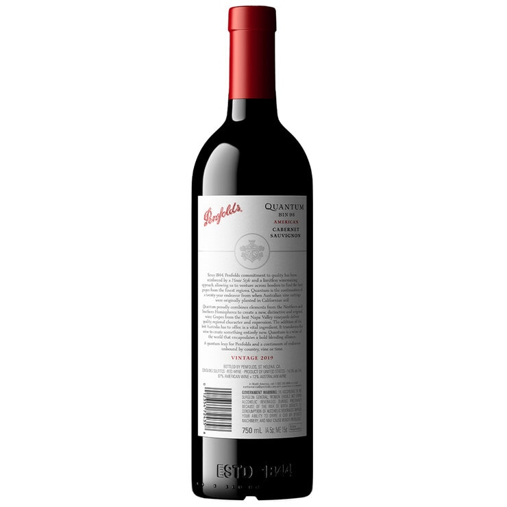 Penfolds Quantum Bin 98 Cabernet Sauvignon 2019 750ml