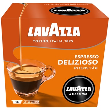 Lavazza A Modo Mio Delizioso Coffee Capsules 6 x 16 Pack