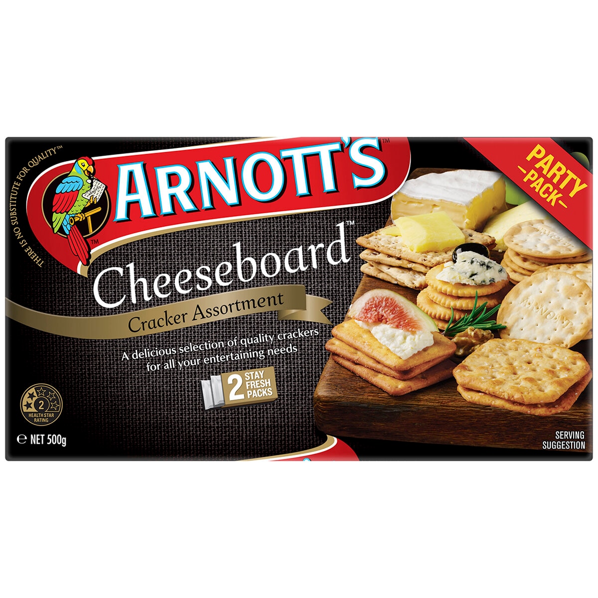 Arnott's Cheeseboard Crackers 500 gram