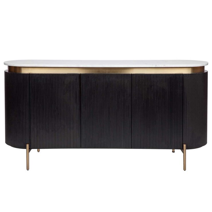 CAFE LIGHTING & LIVING Demarco Buffet Black