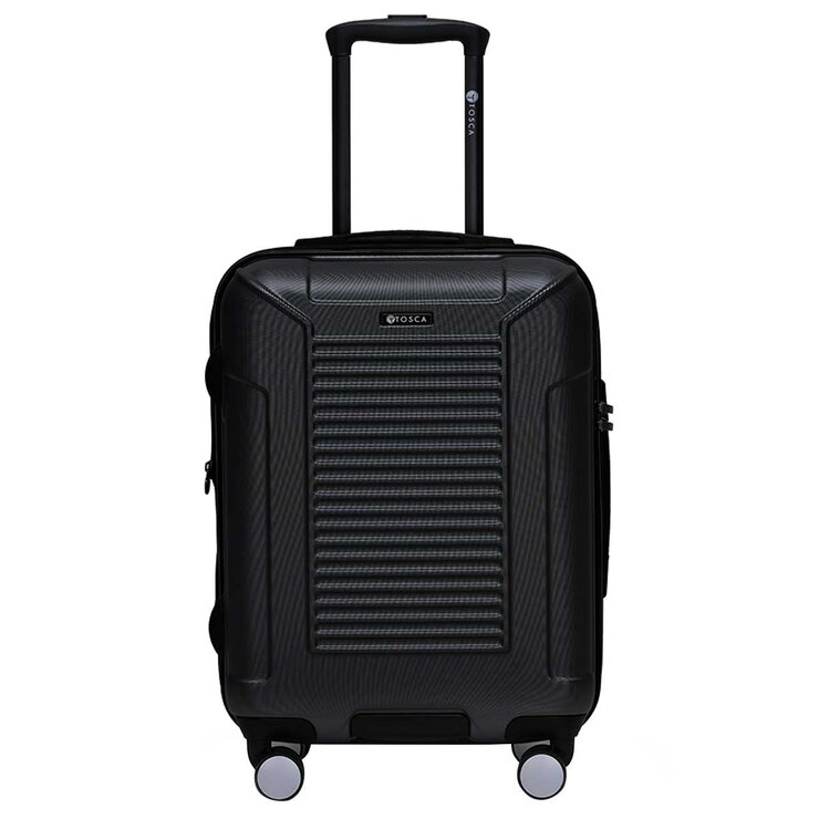Tosca Matrix Range 3 Piece Luggage Set Black