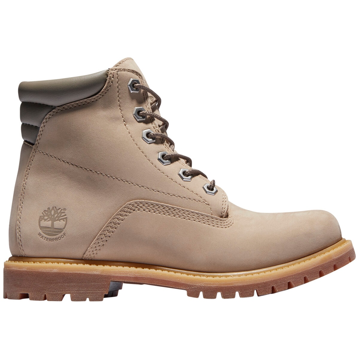 Timberland Women's Boot Light Beige Nubuck