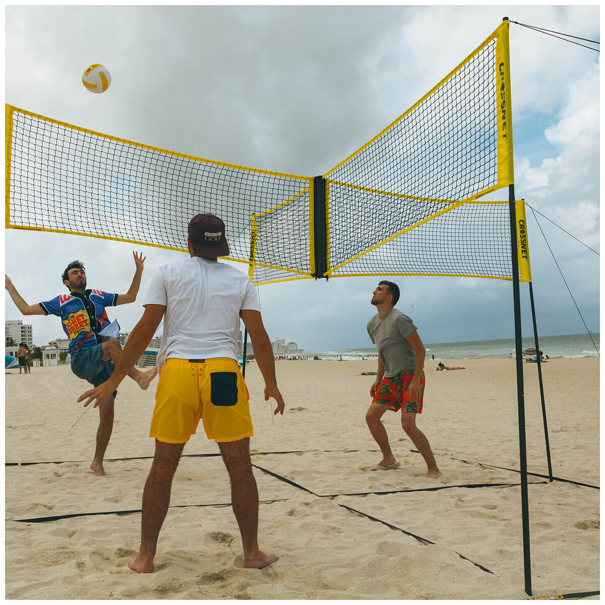 Crossnet Four Square Volleyball Game