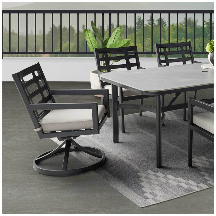 Agio Formia 7 Piece Metal Dining Set
