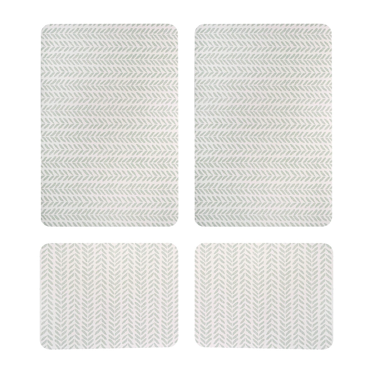 Creative Home Ideas Multi-Purpose Kitchen Mat 4 Pack