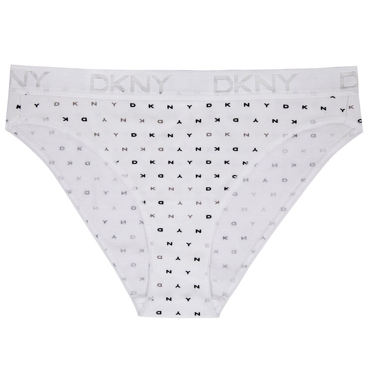 DKNY Women's Bikini Brief 4 Pack Extra Large