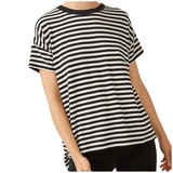 JAG Stripe Tee - Black/Ecru