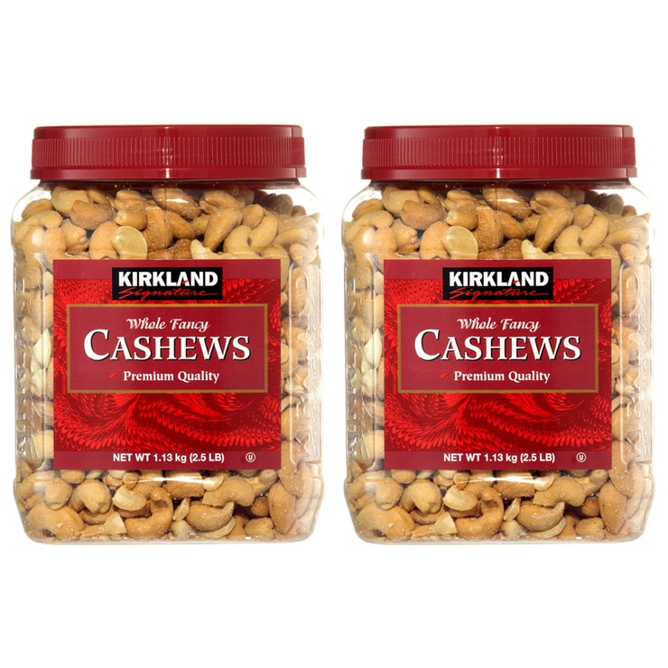 Kirkland Signature Whole Fancy Cashews 2 x 1.13kg Costco Australia