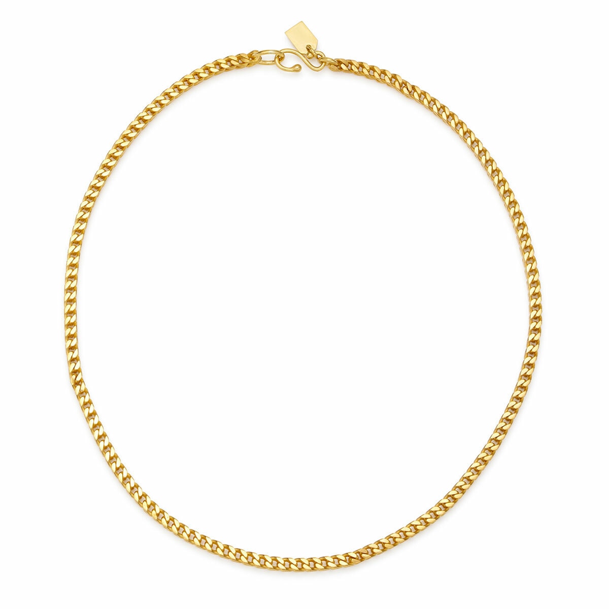 24KT Yellow Gold Franco Necklace