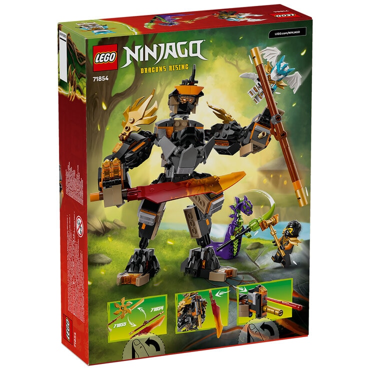 LEGO NINJAGO Cole’s Mission Mech & Dragon Zane 71854 LEGO NINJAGO Cole’s Mission Mech & Dragon Zane 71854