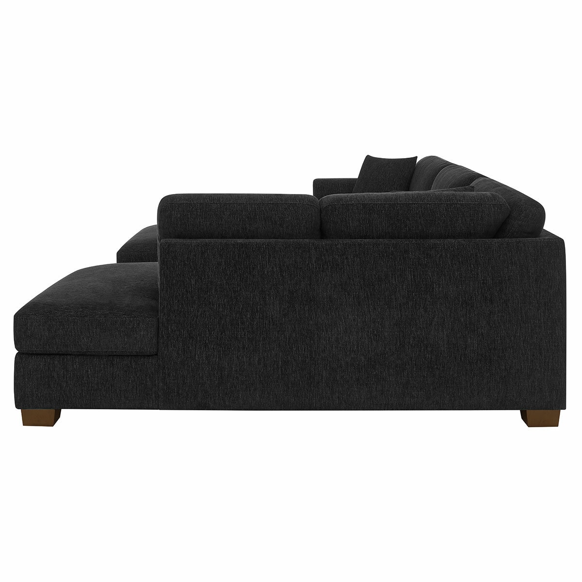 Thomasville 3 Piece Fabric Sectional With Storage Ottoman Thomasville 3 Piece Fabric Sectional With Storage Ottoman