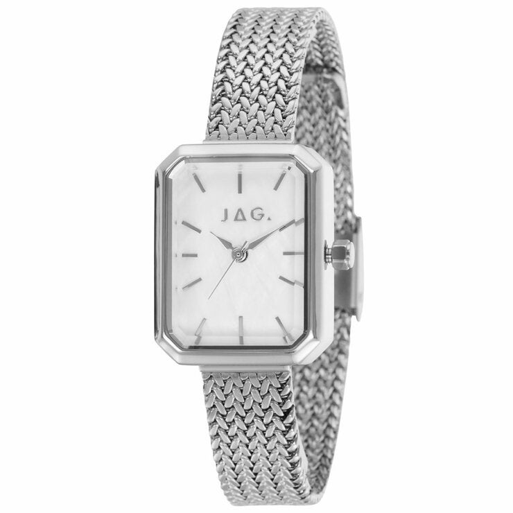JAG Balmain White Dial Stainless Steel Mesh Band Women's Watch J2916A JAG Balmain White Dial Stainless Steel Mesh Band Women's Watch J2916A