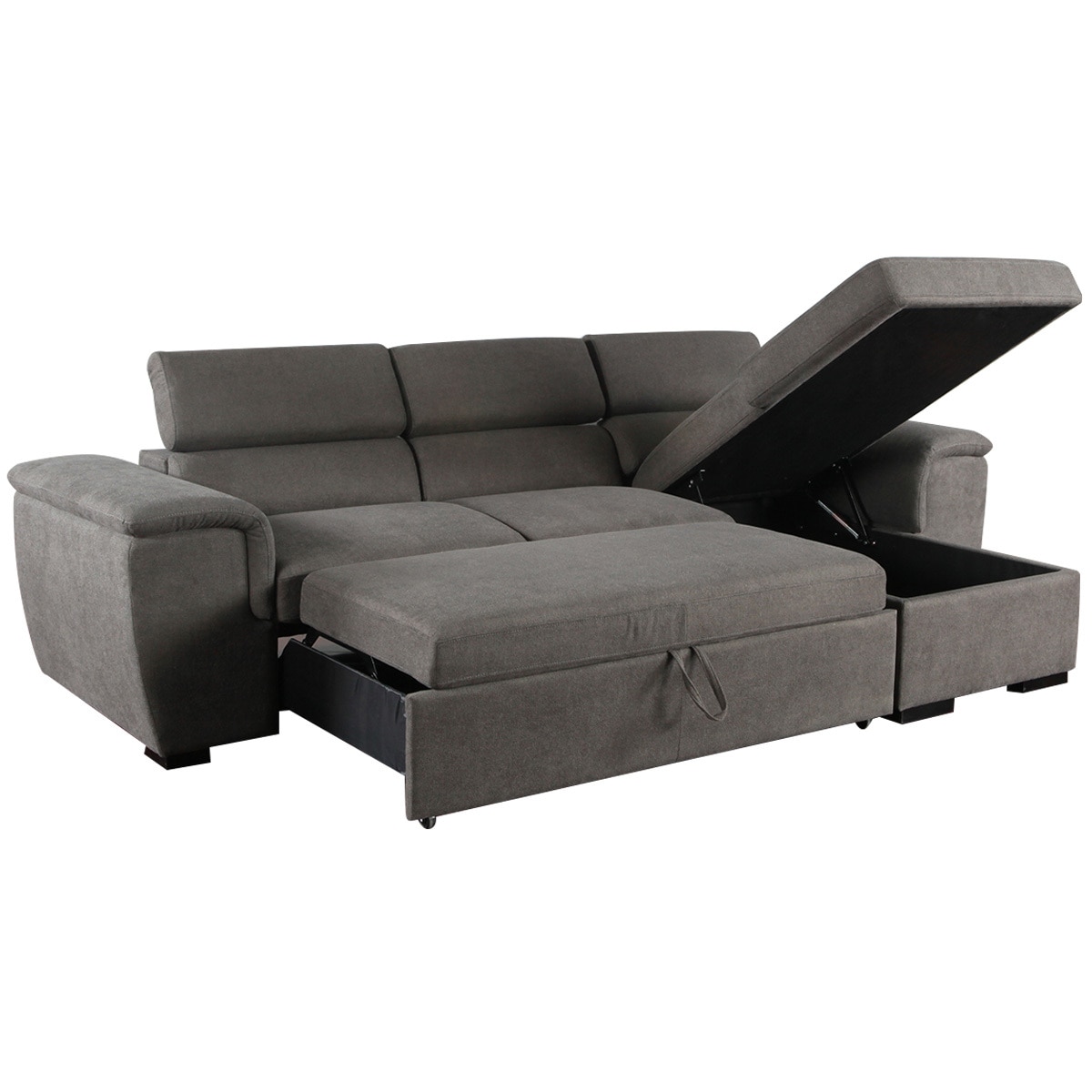 Design Imports International Fabric Sleeper Sectional Costco Australia