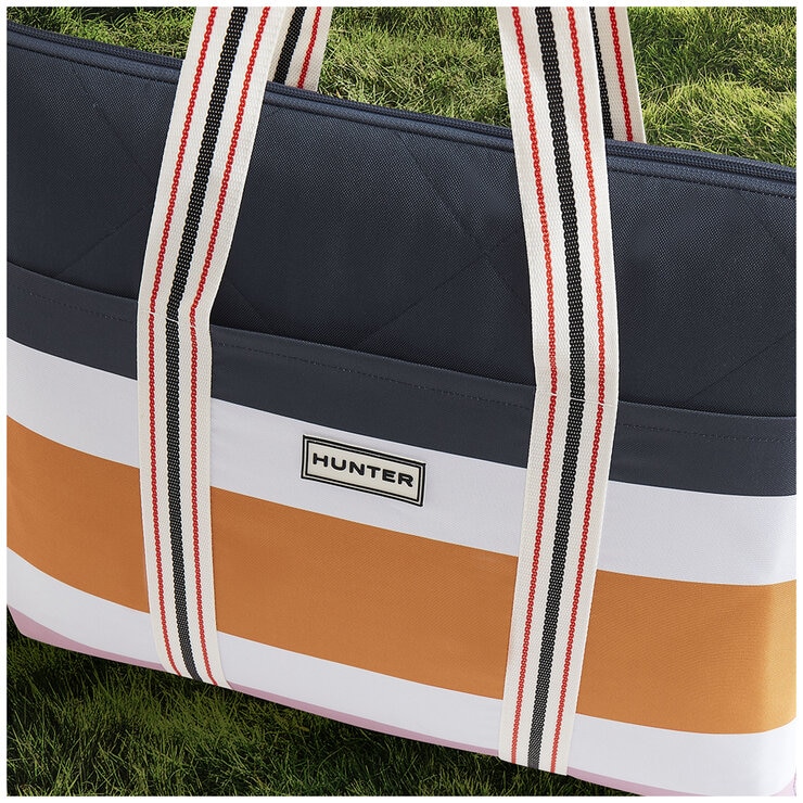 Hunter Outdoor Picnic Blanket Block Stripe Blue Multi