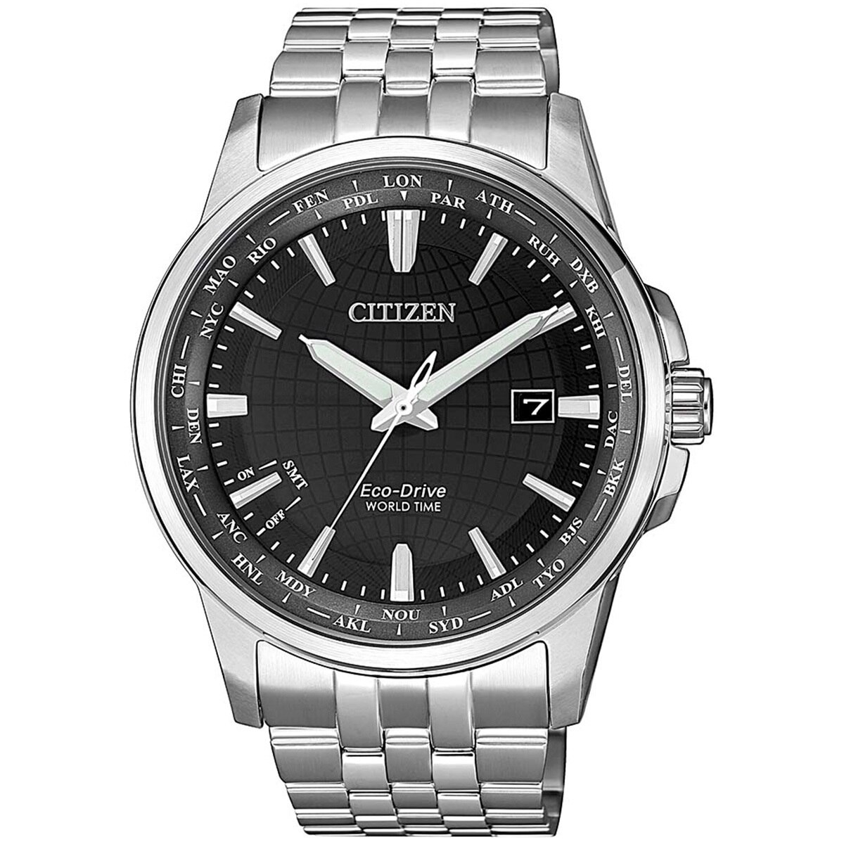 Citizen BX1001-89E Mens SS - CS Bracelet Black DL WLD Watch