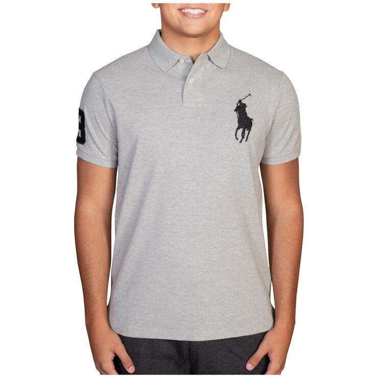 Polo Ralph Lauren Men's Big Pony Polo Grey