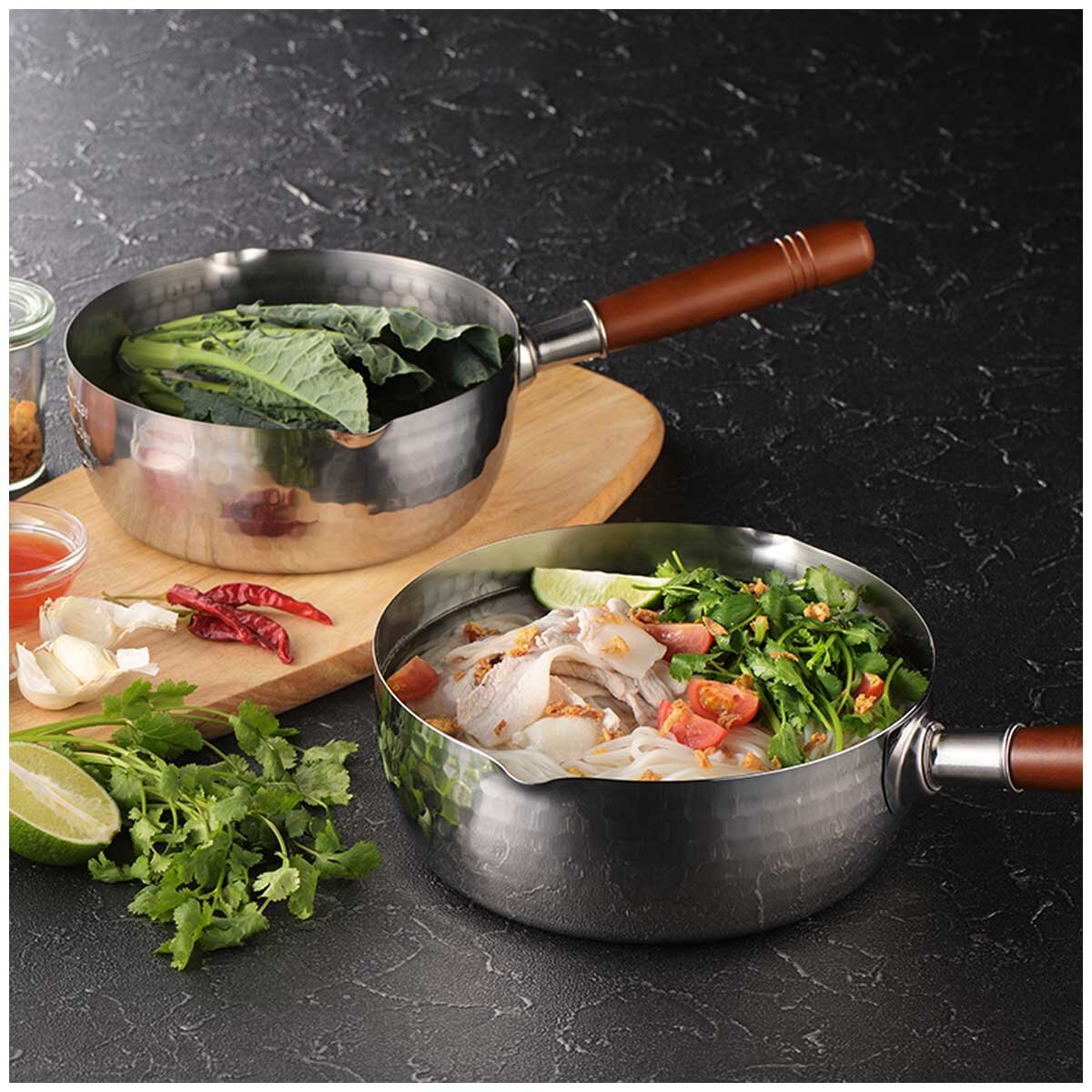 Yoshikawa Yukihira Pans 2 Piece