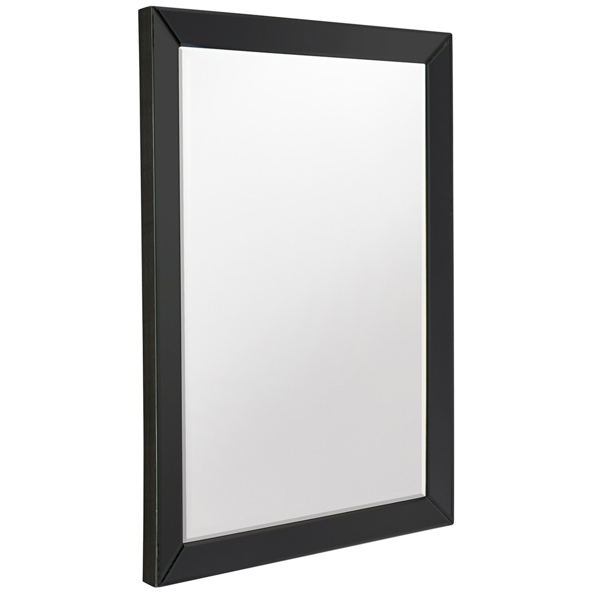 Hudson Living Luna Rectangle Black Mirror 915 x 610mm