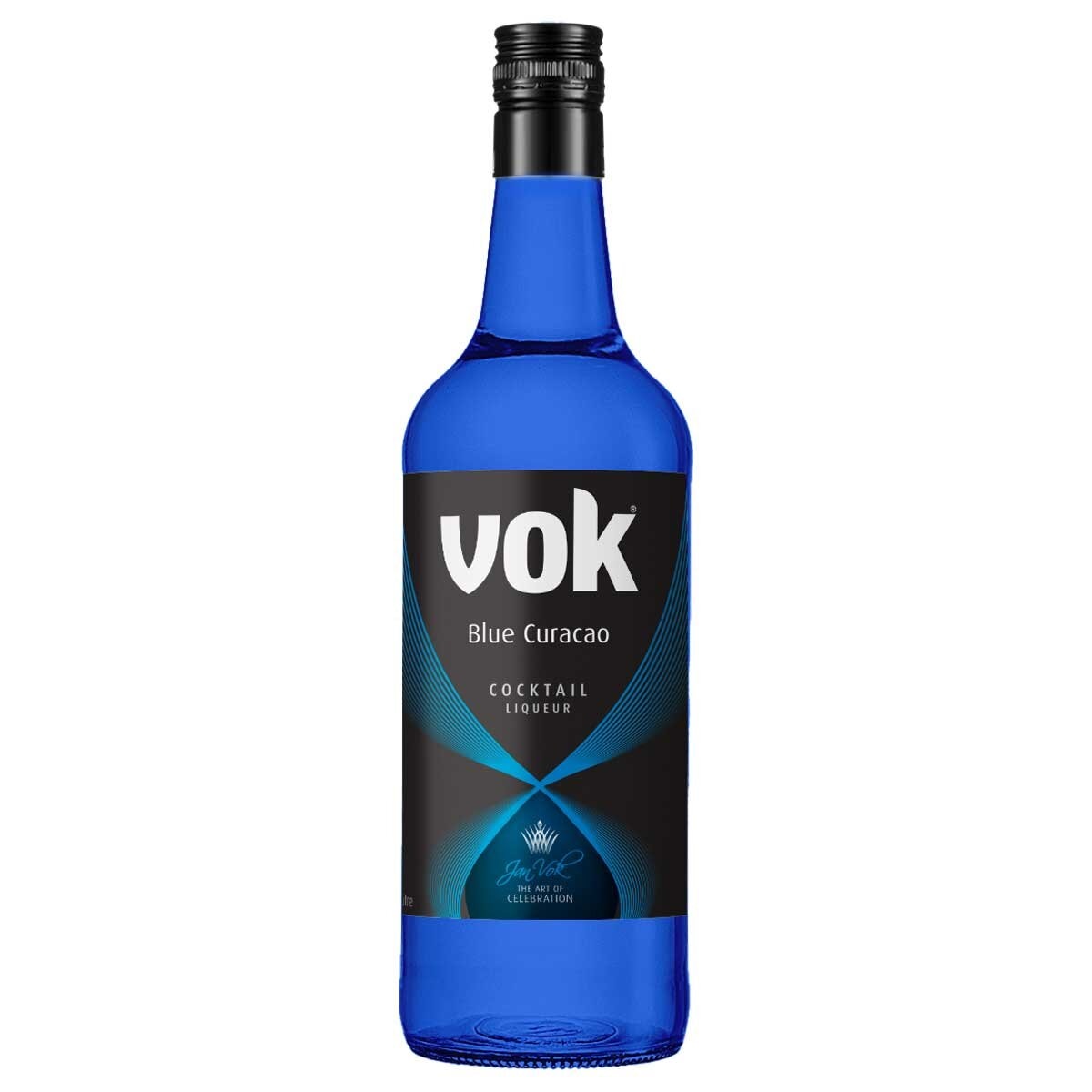Vok Blue Curacao Liqueur 1L