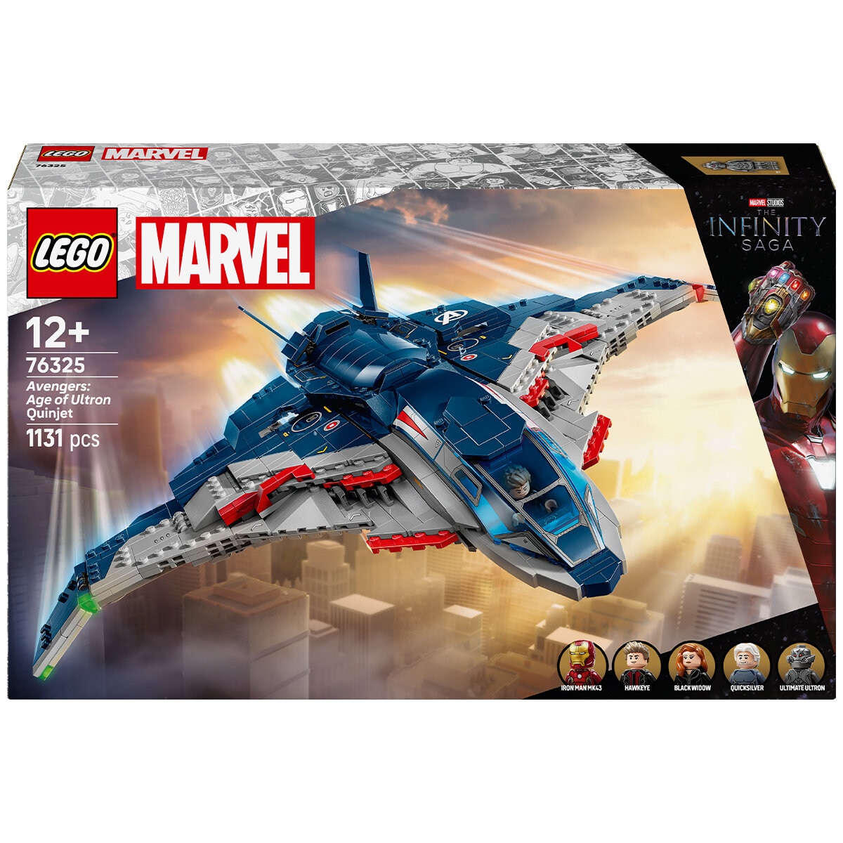 LEGO Marvel Avengers Age of Ultron Quinjet 76325
