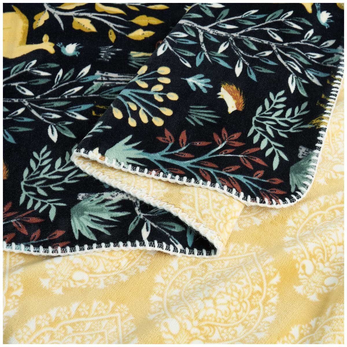 Casual Living Reversible Plush Throw 127 x 177cm Woodland