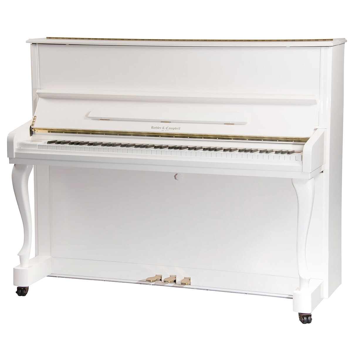Kohler & Campbell Upright Piano Polished White KC145F