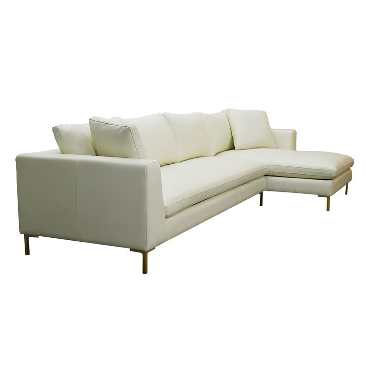 Moran Pico 3.5 Seater Sofa With Right Chaise Sterling Vanilla