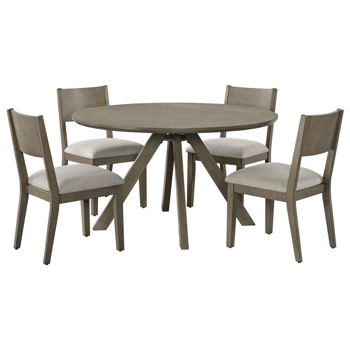 Bayside Furnishings 5 Piece Round Dining Set