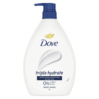 Dove Triple Moisturising Body Wash 2 x 1L