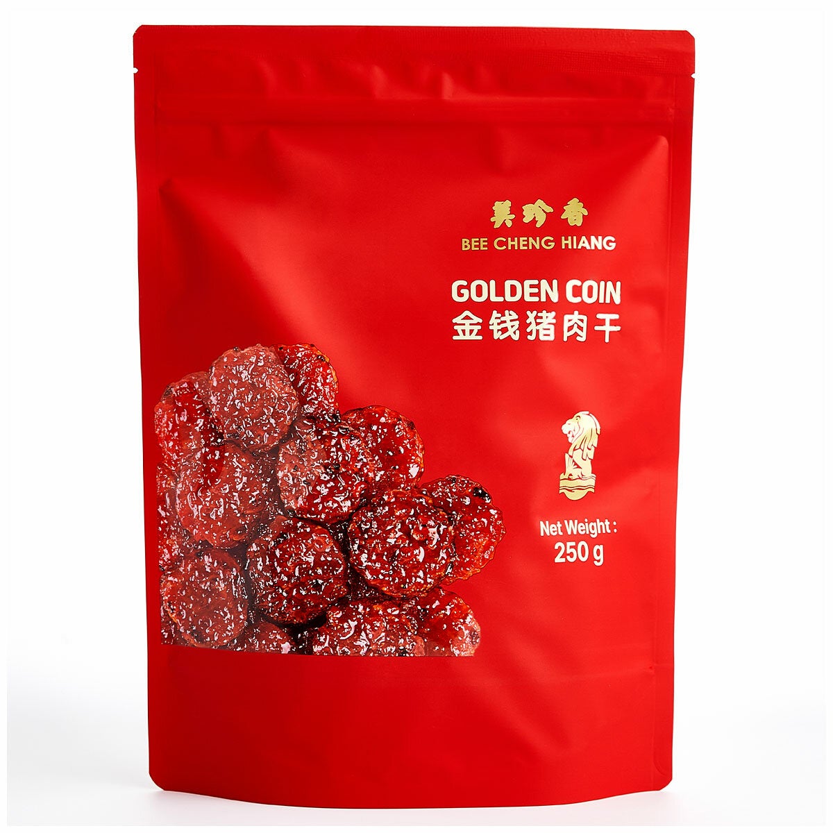 Bee Cheng Hiang Golden Pork Coin 250G Bee Cheng Hiang Golden Pork Coin 250G