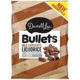 Darrell Lea Choc Liquorice Bullets 850g