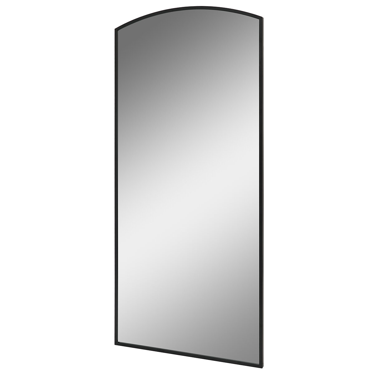 Life In Style Black Floor Mirror