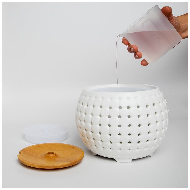 Homedics Ellia Essential Oil Diffuser Gather White Costco Australia