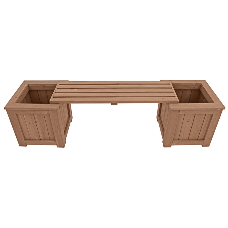 Yardistry Wooden Planter Bench Costco Australia