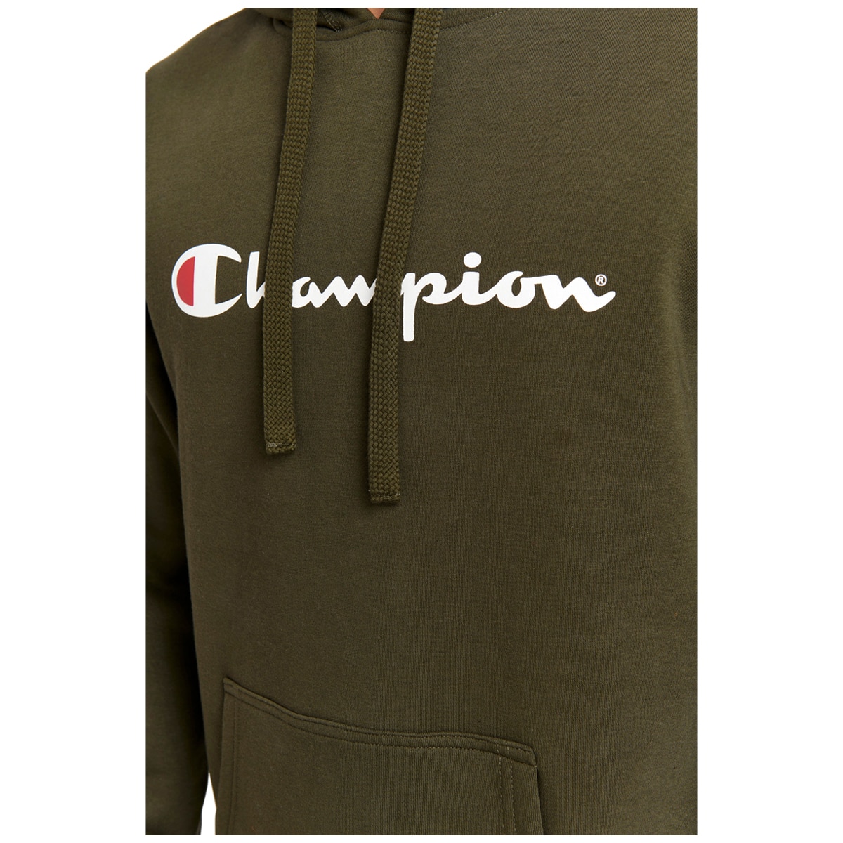 Champion Men's Script Hoodie Forest Floor
