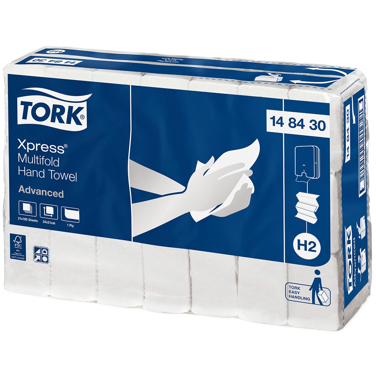 Tork x press Multifold Hand Towel Advanced 185 x 21 Pack